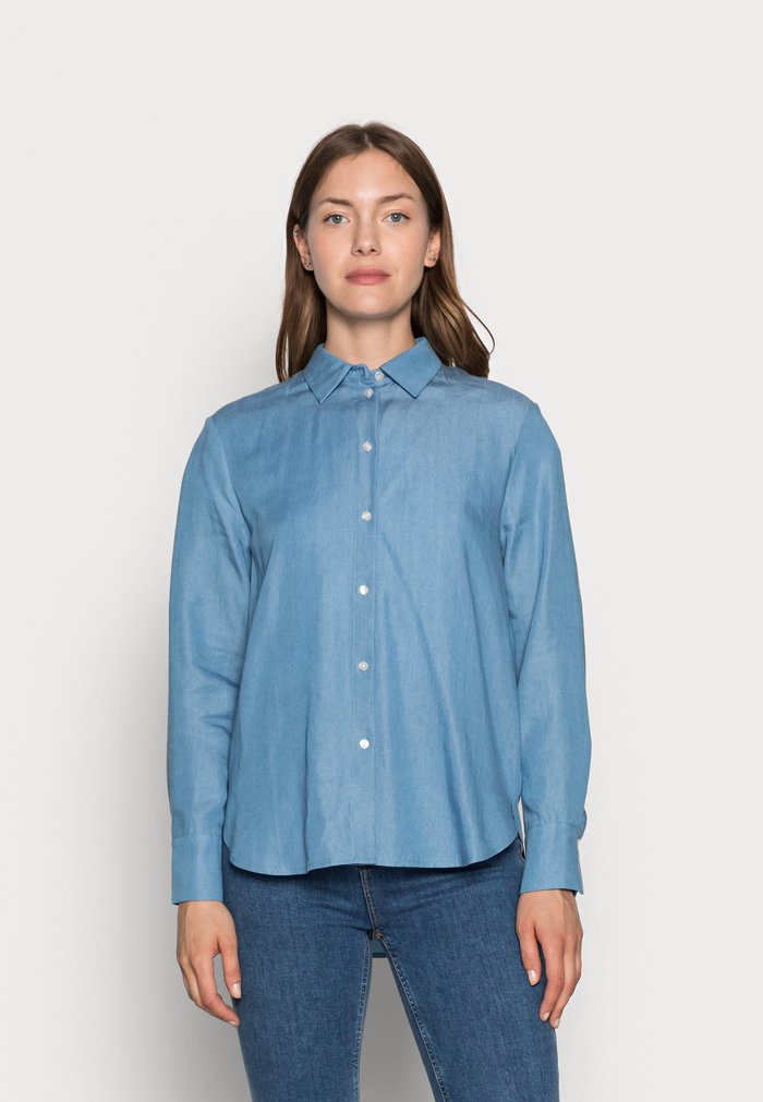 Chemisier Anna Field Button down Bleu Femme | NVS-3195805